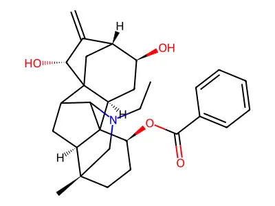 1-Benzoylnapelline structure