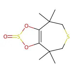 4,4,8,8-Tetramethyl-5,7-dihydrothiepino[4,5-d][1,3,2]dioxathiole 2-oxide structure