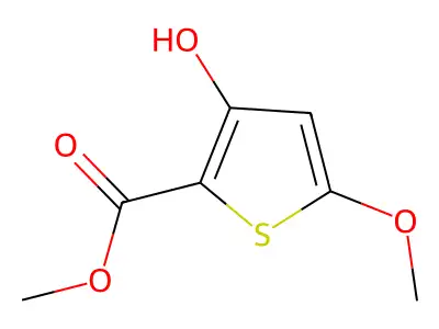 Methyl 3-hydroxy-5-methoxythiophene-2-carboxylate structure