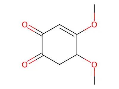4,5-Dimethoxycyclohex-3-ene-1,2-dione structure