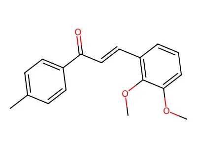 3-(2,3-Dimethoxyphenyl)-1-(4-methylphenyl)-2-propen-1-one structure