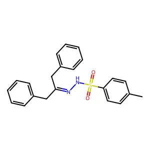 1,3-Diphenylacetone p-tosylhydrazone structure