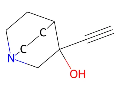 3-Ethynyl-1-azabicyclo[2.2.2]octan-3-ol structure