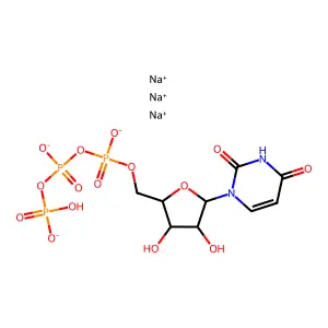 尿苷5'-三磷酸钠 structure