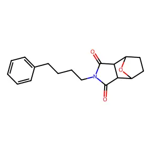 2-(4-Phenylbutyl)hexahydro-1h-4,7-epoxyisoindole-1,3(2h)-dione structure