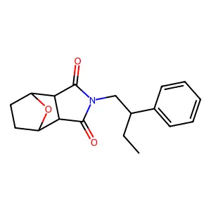 2-(2-Phenylbutyl)hexahydro-1h-4,7-epoxyisoindole-1,3(2h)-dione structure