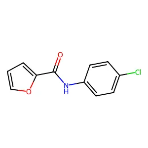 N-(4-chlorophenyl)furan-2-carboxamide structure
