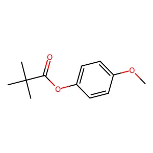2,2-二甲基丙酸4-甲氧基苯酯 structure