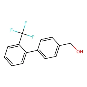 [2'-(Trifluoromethyl)[1,1'-biphenyl]-4-yl]methanol structure