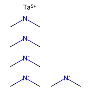Pentakis(dimethylamino)tantalum(V) structure
