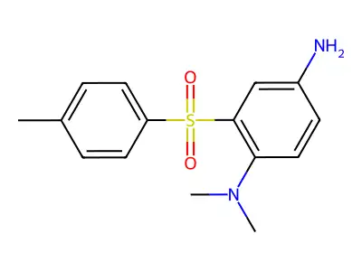 N~1~,N~1~-dimethyl-2-[(4-methylphenyl)sulfonyl]-1,4-benzenediamine structure
