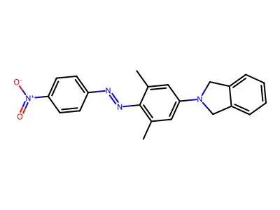 2-(3,5-Dimethyl-4-(4-nitrophenylazo)phenyl)isoindoline structure