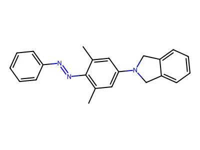 2-(3,5-Dimethyl-4-(phenylazo)phenyl)isoindoline structure