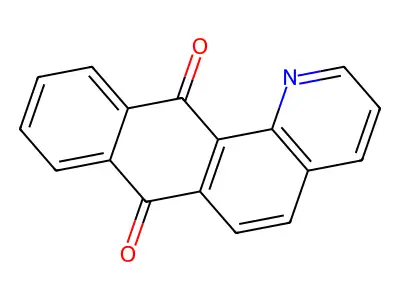 Naphtho[2,3-h]quinoline-7,12-dione structure