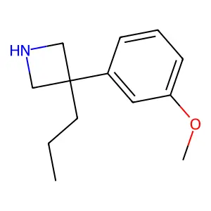 AZETIDINE, 3-(m-METHOXYPHENYL)-3-PROPYL- structure