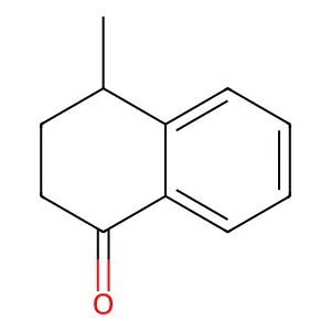 1,2,3,4-Tetrahydro-4-methylnaphthalen-1-one structure