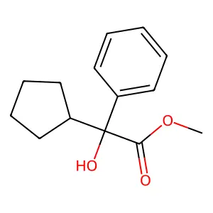 Methyl cyclopentylmandelate structure
