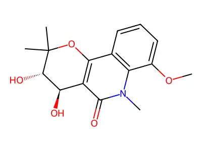 Rel-zanthodioline structure