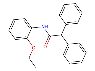 N-(2-ethoxyphenyl)-2,2-diphenylacetamide structure
