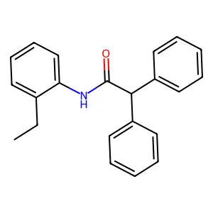 N-(2-乙基苯基)-2,2-二苯基乙酰胺 structure