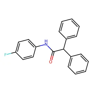 N-(4-fluorophenyl)-2,2-diphenylacetamide structure