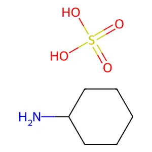 环己胺硫酸盐(1:1) structure