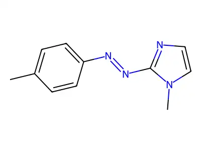 1H-Imidazole, 1-methyl-2-[(4-methylphenyl)azo]- structure