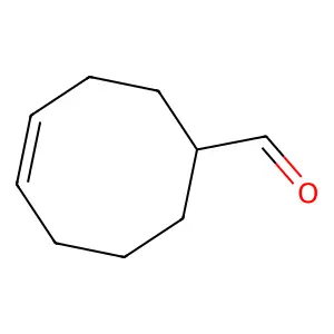 4-Cyclooctene-1-carboxaldehyde structure