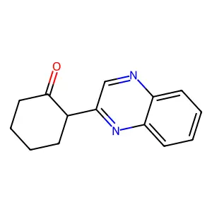 2-(2-Oxocyclohexyl)quinoxaline structure