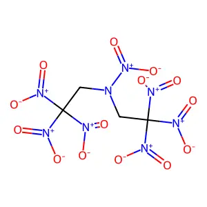 N-硝基双(2,2,2-三硝基乙基)胺 structure