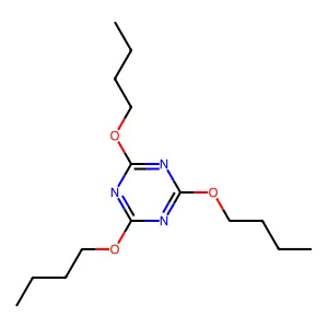 2,4,6-Tributoxy-1,3,5-triazine structure