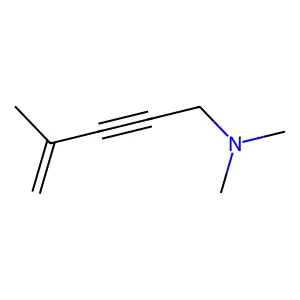 N,N,4-Trimethyl-4-penten-2-yn-1-amine structure