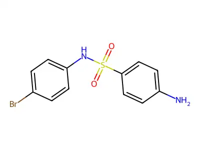 4-amino-N-(4-bromophenyl)benzenesulfonamide structure