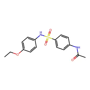 N-(4-{[(4-ethoxyphenyl)amino]sulfonyl}phenyl)acetamide structure