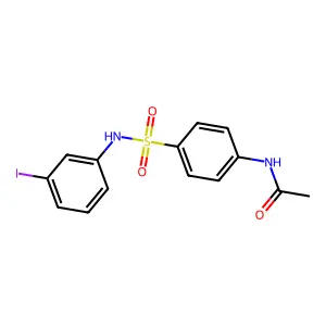 4'-(3-Iodophenylsulfamoyl)acetanilide structure