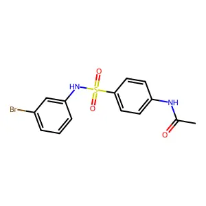 N-{4-[(3-bromophenyl)sulfamoyl]phenyl}acetamide structure