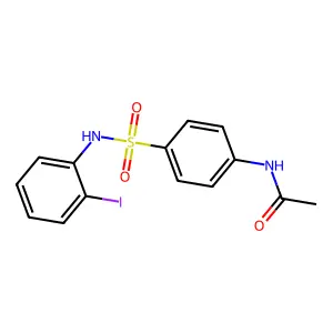 4'-(2-Iodophenylsulfamoyl)acetanilide structure