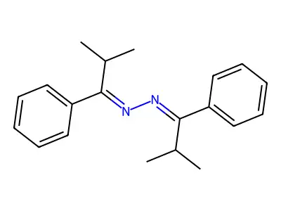 2-methyl-N-[(2-methyl-1-phenylpropylidene)amino]-1-phenylpropan-1-imine structure