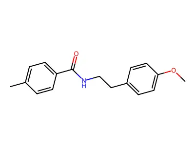 Benzamide, N-[2-(4-methoxyphenyl)ethyl]-4-methyl- structure