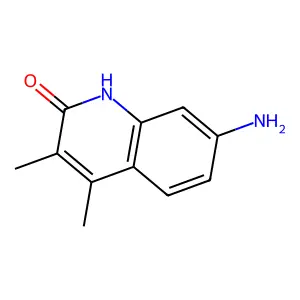 7-amino-3,4-dimethyl-1H-quinolin-2-one structure