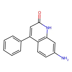 7-amino-4-phenyl-1H-quinolin-2-one structure