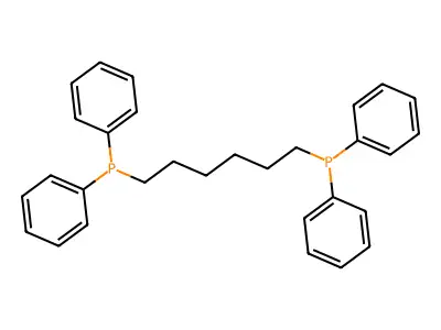 1,6-Bis(diphenylphosphino)hexane structure