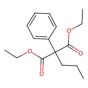 苯丙基丙二酸二乙酯 structure