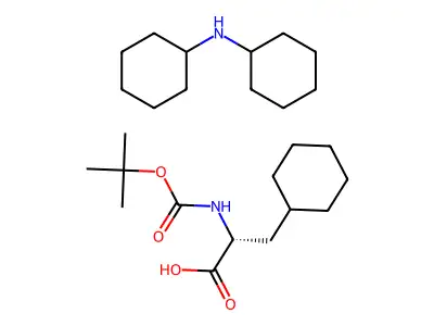 Boc-D-Cha-OH . DCHA structure