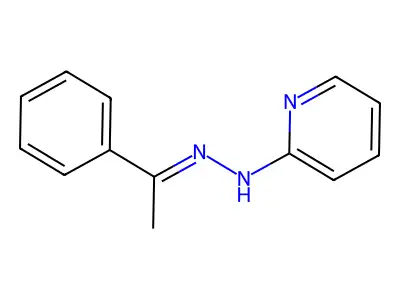 Acetophenone 2-pyridylhydrazone structure