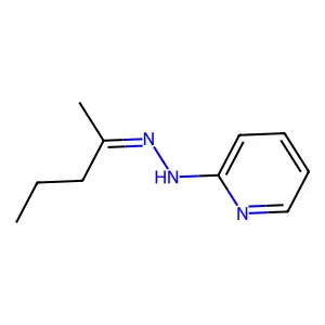 N-(pentan-2-ylideneamino)pyridin-2-amine structure