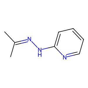 N-(propan-2-ylideneamino)pyridin-2-amine structure