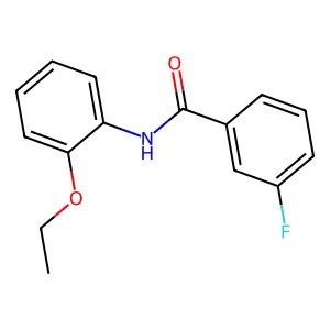 N-(2-ethoxyphenyl)-3-fluorobenzamide structure