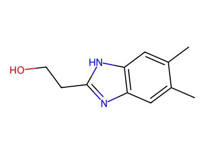 2-(5,6-dimethyl-1H-benzimidazol-2-yl)ethanol structure