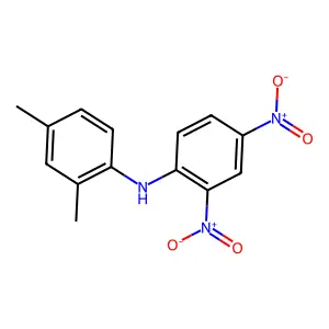 N-(2,4-dinitrophenyl)-2,4-dimethylaniline structure